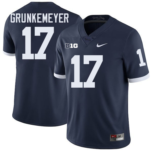 Ethan Grunkemeyer Penn State Jersey,PSU Nittany Lions #17 Ethan Grunkemeyer Football Uniforms-Retro